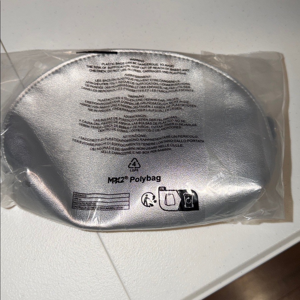 Silver Cosmetic Pouch - Picture 2 of 4